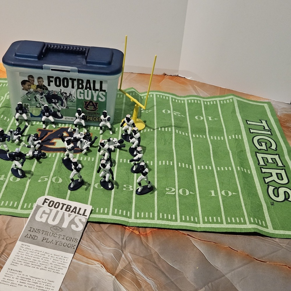 Auburn Tigers Football Guys Playset 26 Players Complete Set Kaskey Kids - Picture 3 of 16